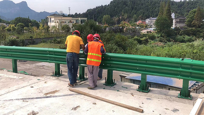 天水高速公路护栏板的维护确保道路安全的关键环节